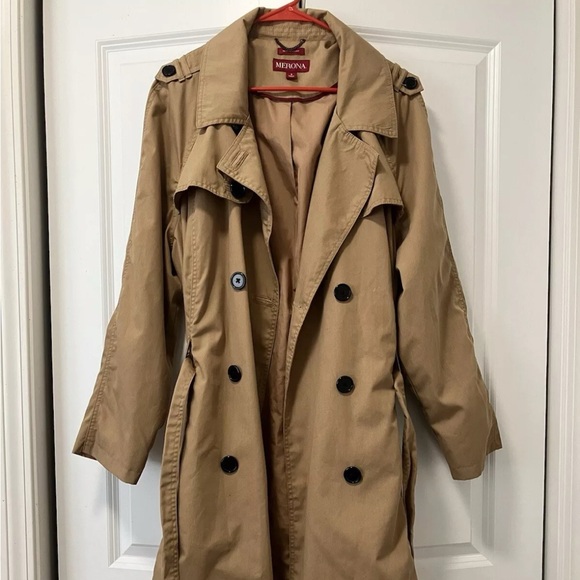 Merona Waterproof Oversized Trench Coat - Picture 2 of 3